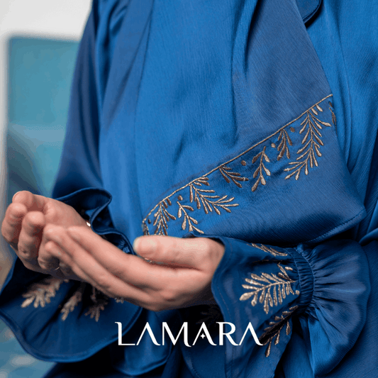 Abaya Prière Bleu