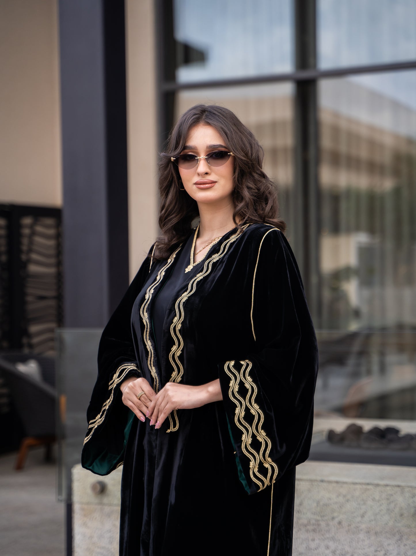 Abaya Noir 3 pièces