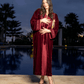 Abaya Bordeaux