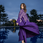 Abaya 2 Pièces Violet