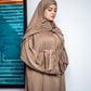 Abaya prière beige