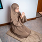 Abaya prière beige