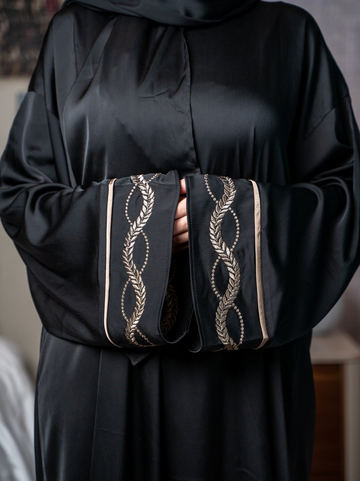 Abaya prière noire