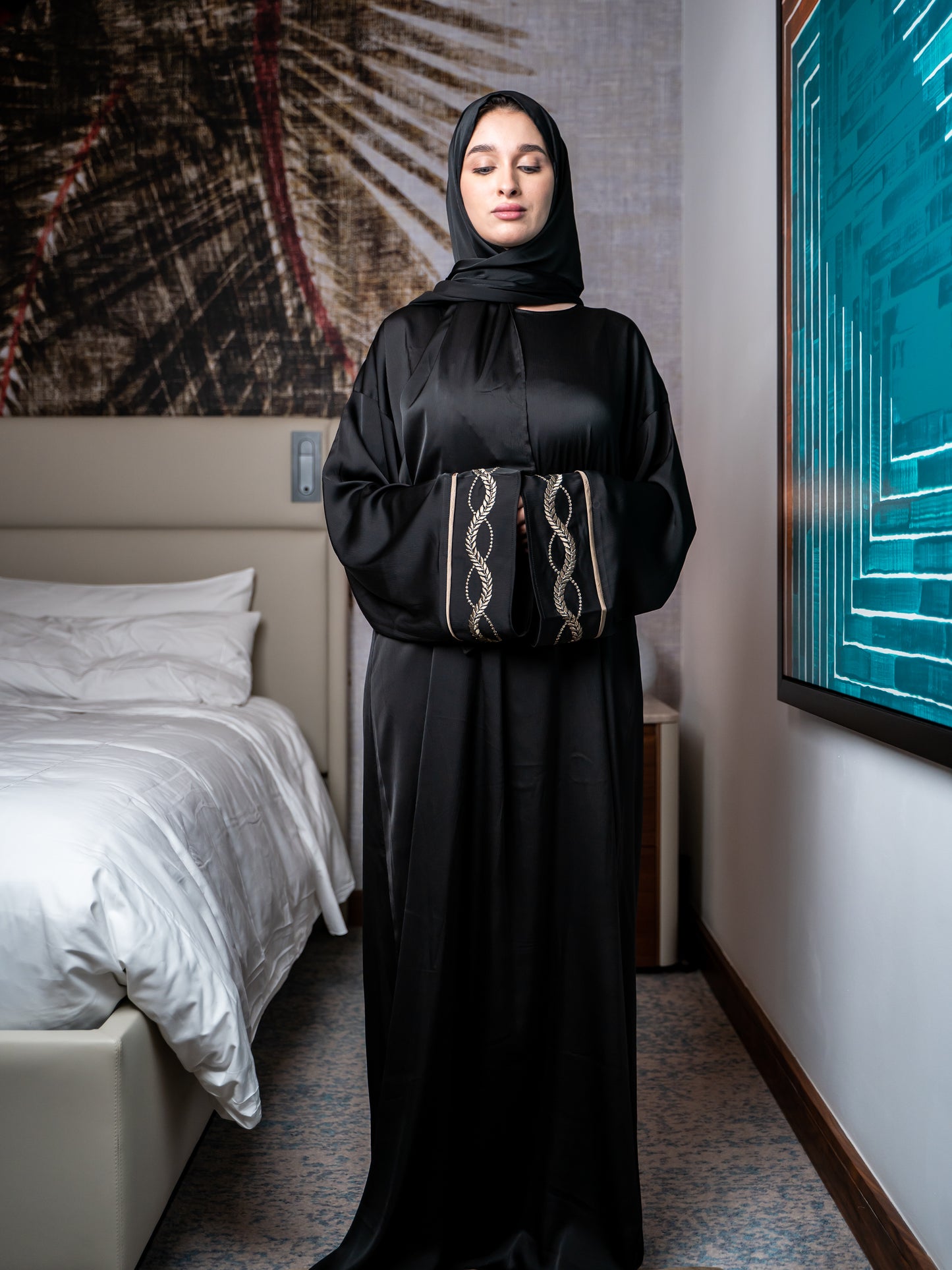 Abaya prière noire