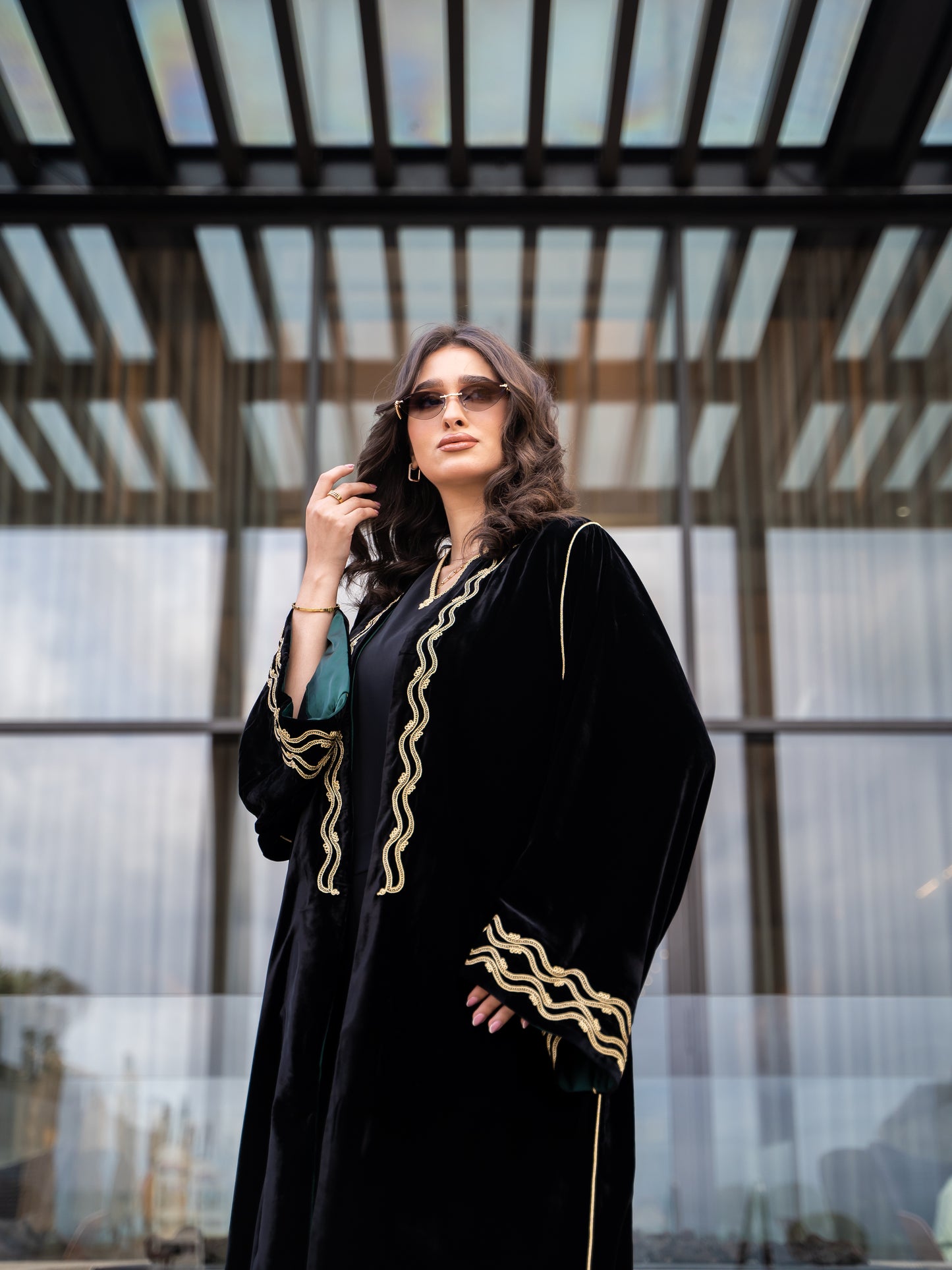Abaya Noir 3 pièces