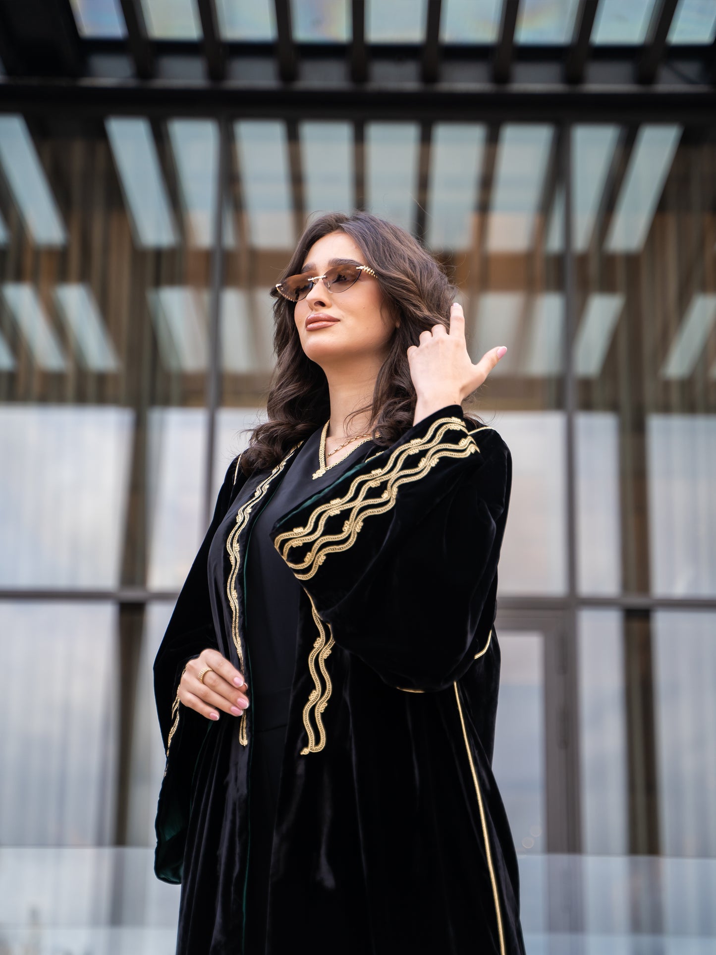 Abaya Noir 3 pièces