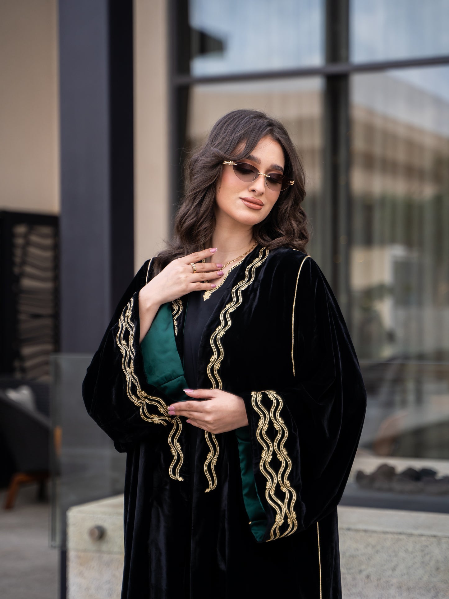 Abaya Noir 3 pièces