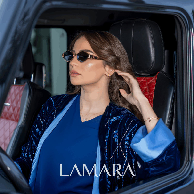 Abaya 2 Pièces Bleu