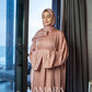 Abaya prière rose