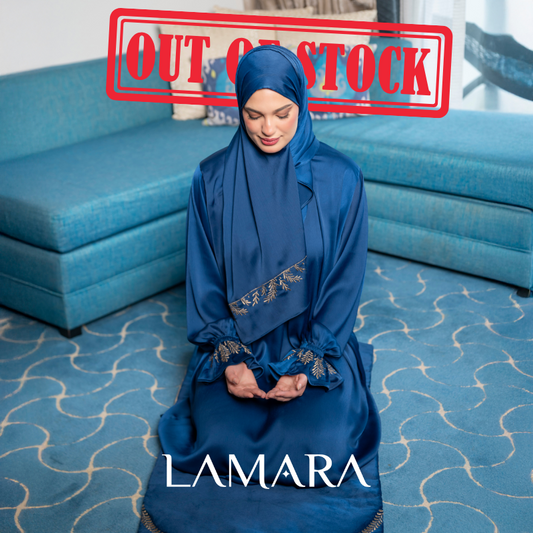 Abaya Prière Bleu
